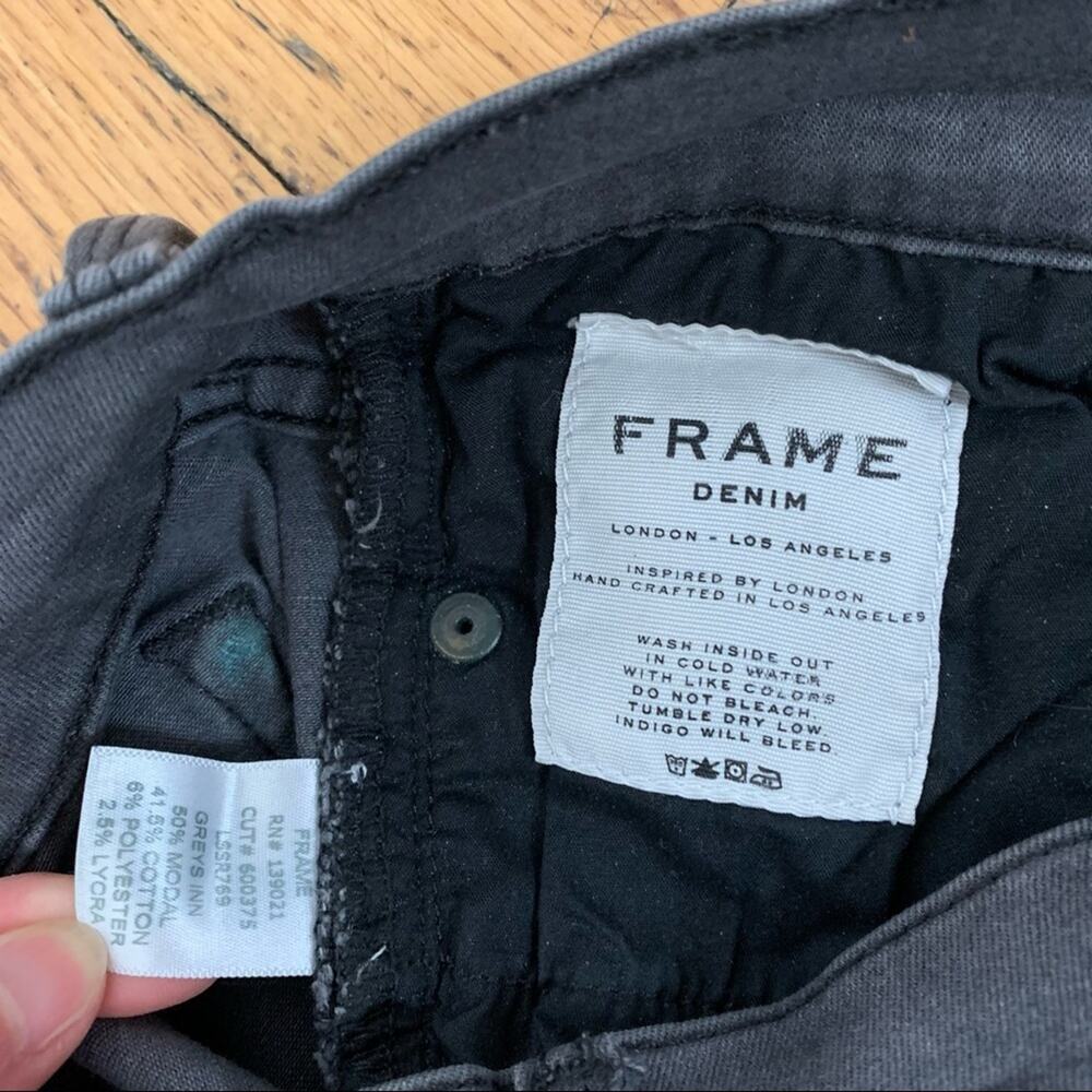FRAME le skinny de jeanne grays inn jeans - Picture 6 of 6